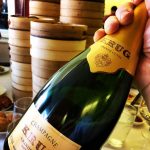 Krug Champagne with dim sum
